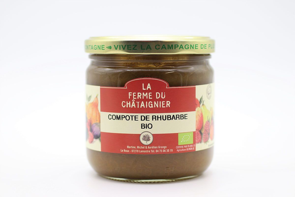 Compote de Rhubarbe Bio – Image 1