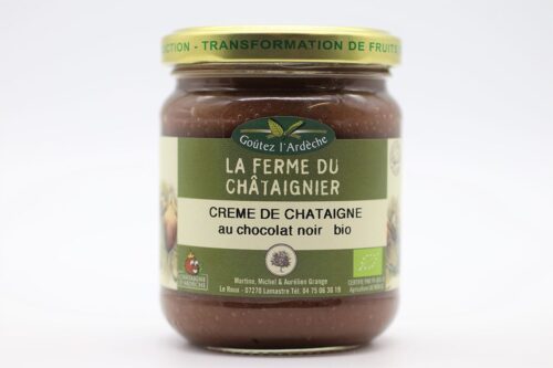 Crème de châtaigne au chocolat noir Bio