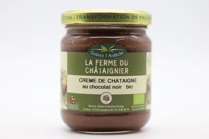 Crème de châtaigne au chocolat noir Bio