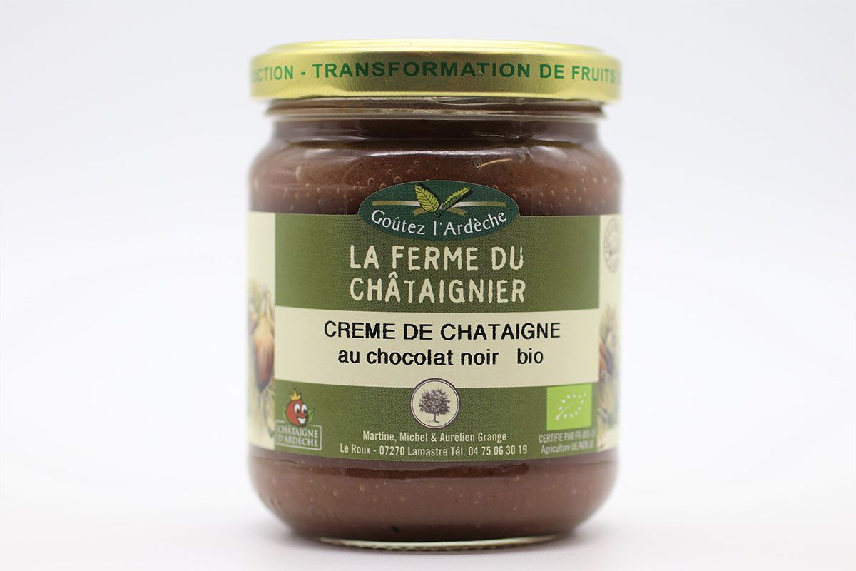 Crème de châtaigne au chocolat noir Bio – Image 1