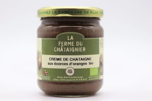 Crème de châtaigne aux écorces d'orange  Bio
