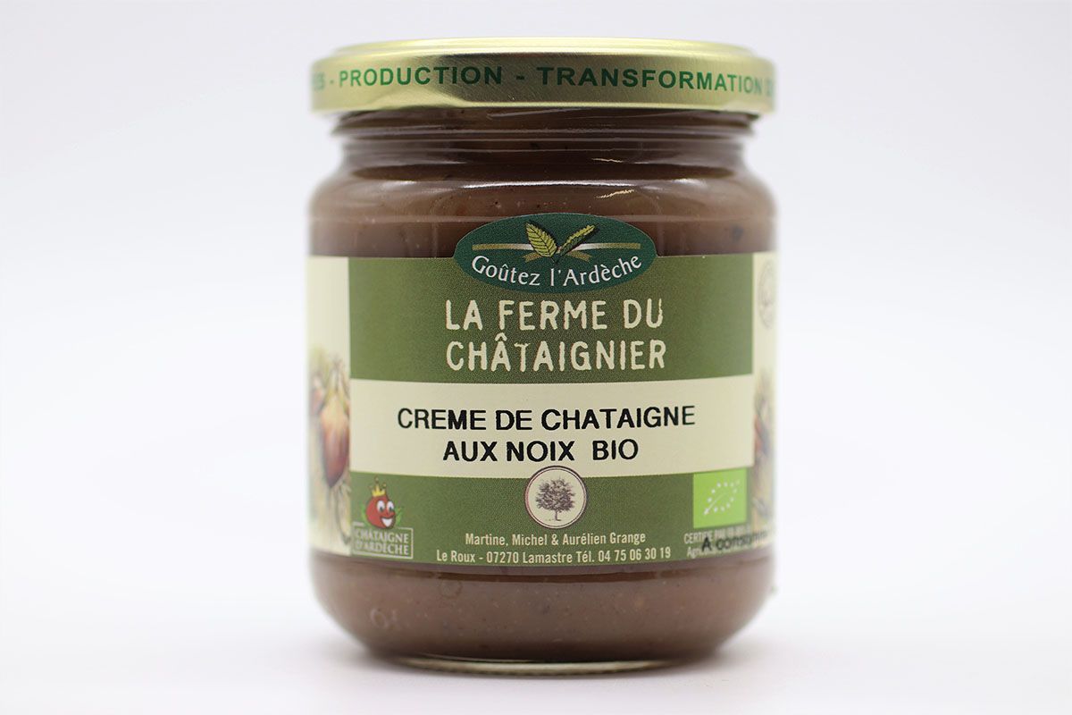 Crème de châtaigne aux noix Bio – Image 1