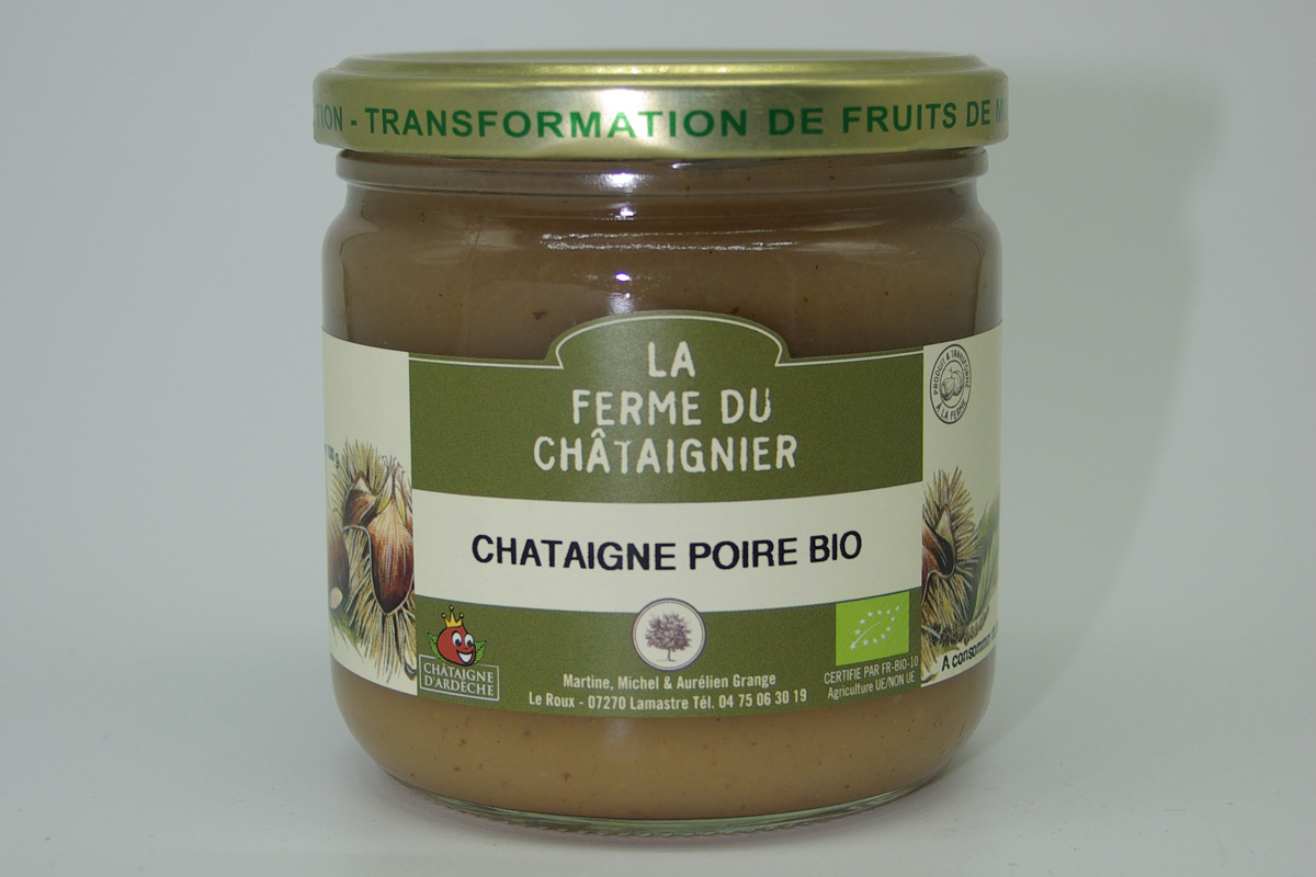 Compote châtaigne poire – Image 1